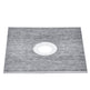 Shower Curb Kit, 36x36 Shower Pan Kit With 6.3 Central Drain, Lightweight EPS Shower Installation Kits With 2 Waterproof Cloths, Shower Pan Slope Sticks Fit For Bathroom EX-STOCK