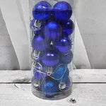 Decoración navideña bola de Navidad mate brillante