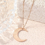 Men And Women Simple Arabic Moon Necklace - EX-STOCK Canada