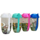 Breakfast Oatmeal Cereal Nut Yogurt Salad Cup Container Set With Fork Sauce Cup Lid Bento Food Taper Bowl Lunch Box EX-STOCK