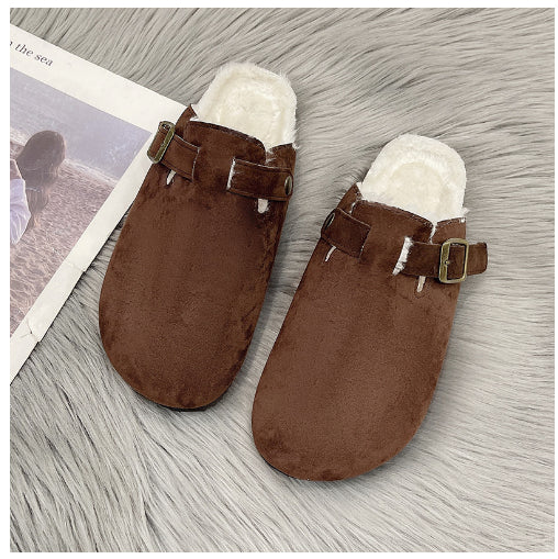 Women's Plush Winter Shoes With Genuine Leather | EX-STOCK product gallery photo 11