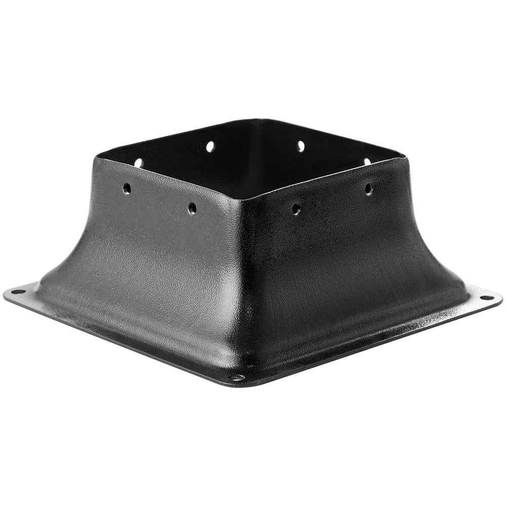 4x4 Post Base 20Pcs, Internal 3.6x3.6 Heavy Duty Powder-Coated Steel Post Bracket Fit For Standard Wood Post Anchor, Decking Post Base For Deck Porch Handrail Railing Support EX-STOCK
