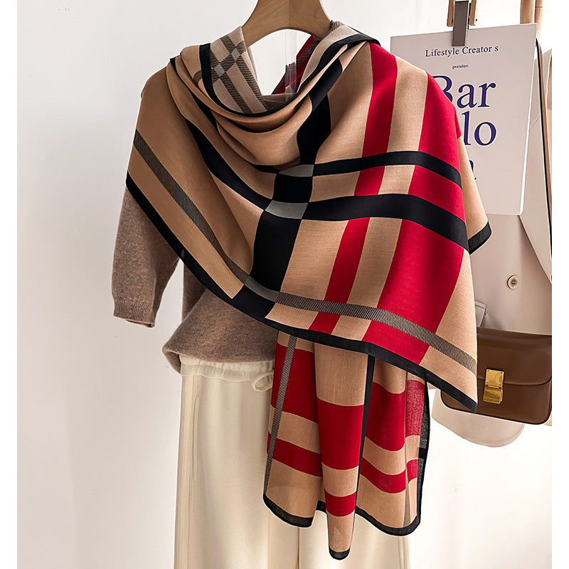 Autumn And Winter Scarf Scarf Warm Talma | EX-STOCK product gallery photo 2