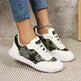 Versatile Lace-up Flat Shoes Casual Lightweight Thick-soled Running Sports Shoes Low-top Breathable Sneakers For Women - EX-STOCK CANADA