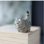 Creative Decorative Hand carved wooden Cat Trinkets Ornaments - EX-STOCK Canada