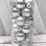 Decoración navideña bola de Navidad mate brillante