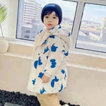 New Style Children's Down Jacket Middle Long Cute Thickened Cotton - EX-STOCK CANADA