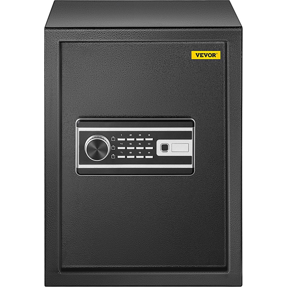 Safe Box, 2.1 CU.FT Fingerprint Safe Box For Money  2 Keys & Digital Keypad, Q235 Steel Safe Box For Storing Cash, Jewelry, Pistols, Documents, Watches In Home & Office & Hotel EX-STOCK