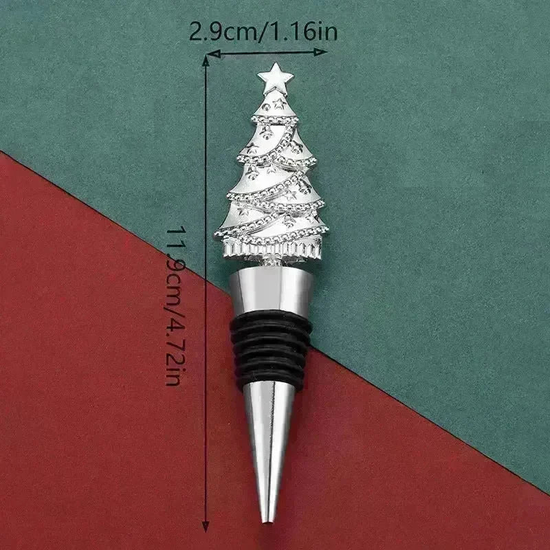 Creative Christmas Tree Wine Stopper Sealed Wine Bottle Stopper - EX-STOCK CANADA