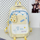 Simple And Lightweight Large Capacity Contrast Color Backpack EX-STOCK