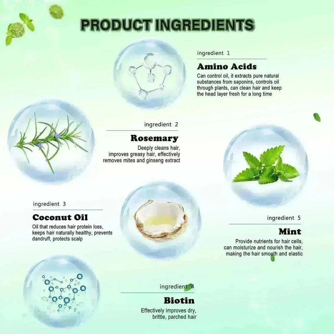EELHOE Rosemary Mint Strengthening and Growth Shampoo Biotin Infused - EX-STOCK CANADA