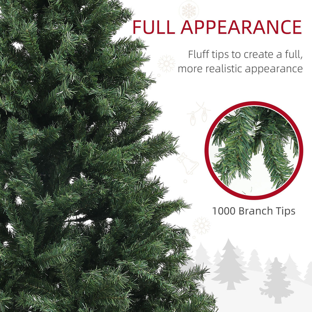 6ft Artificial Christmas Trees With Auto Open And Steel Base, Green EX-STOCK Canada 