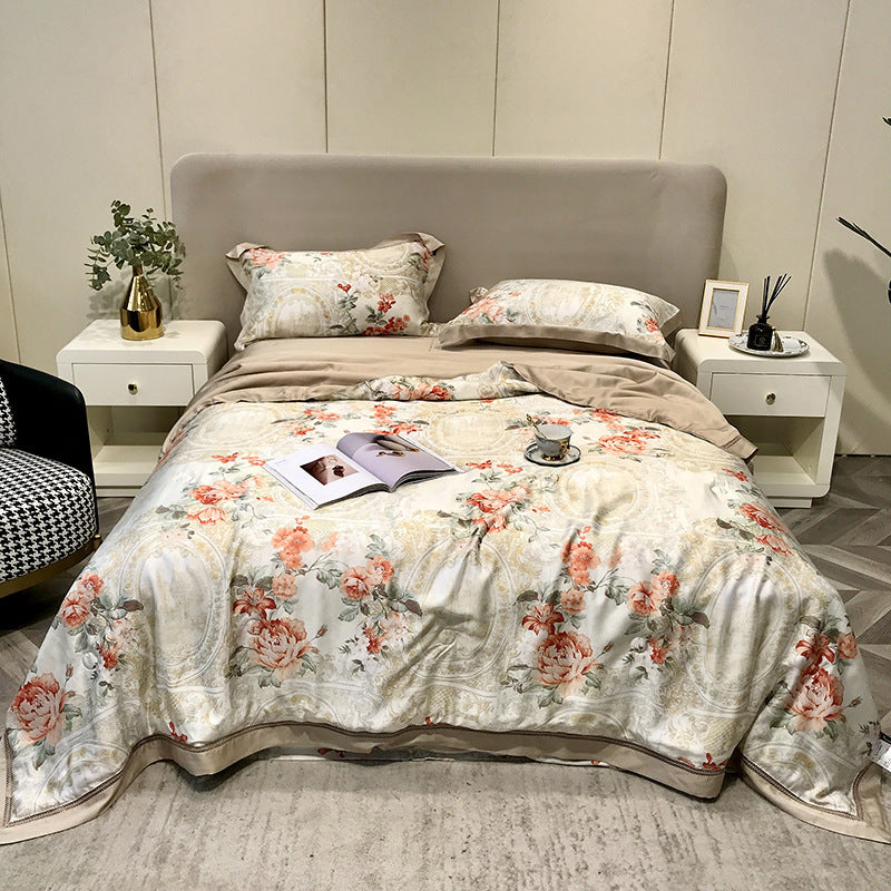 High-end Tencel Summer Cooling Duvet Four-piece Set EX-STOCK Canada 
