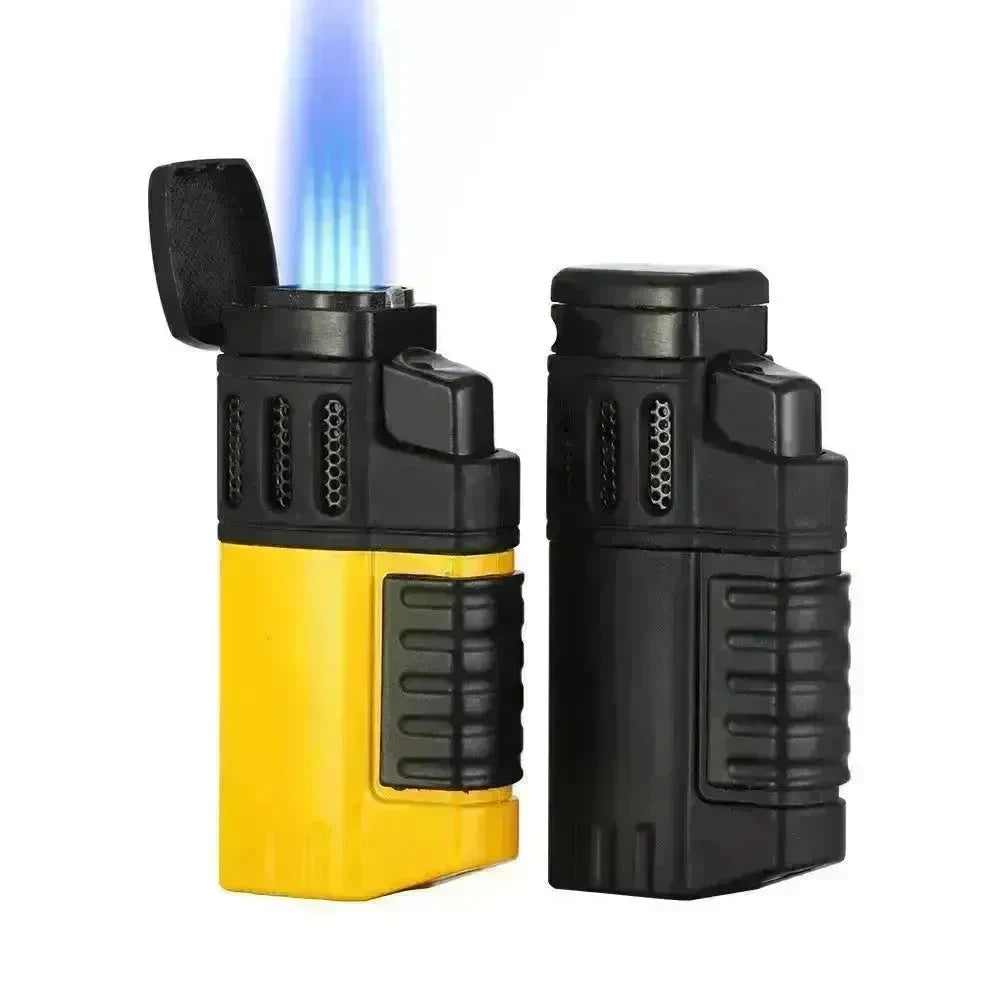 Portable Metal Windproof Cigar Lighter with Cigar Hole Punch - EX-STOCK CANADA