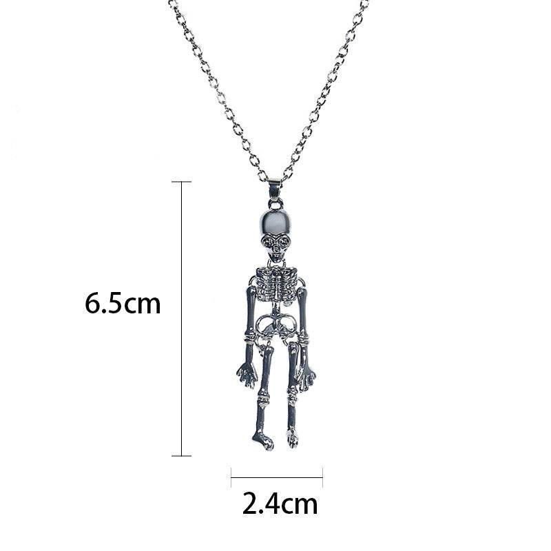 Ghost Festival Ghost Skull Bat Pumpkin Head Pendant Necklace - EX-STOCK Canada