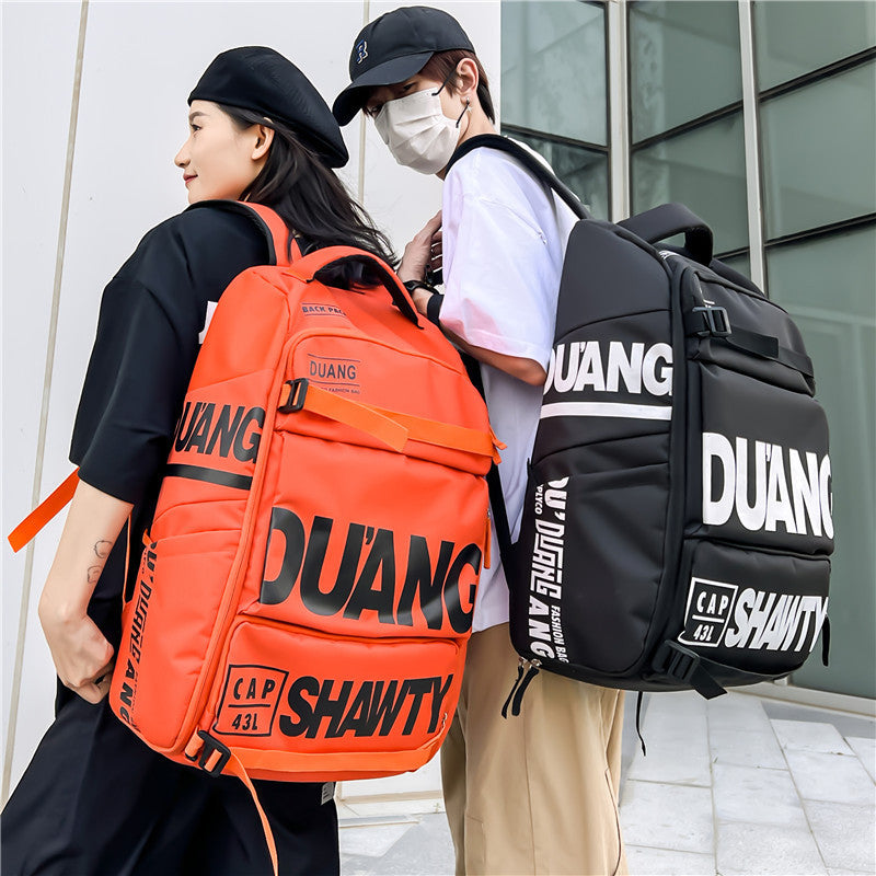 Travel Bag Men's Large Capacity Travel Backpack Men's Backpack Hand-held Luggage Bag Multi-functional Schoolbag EX-STOCK