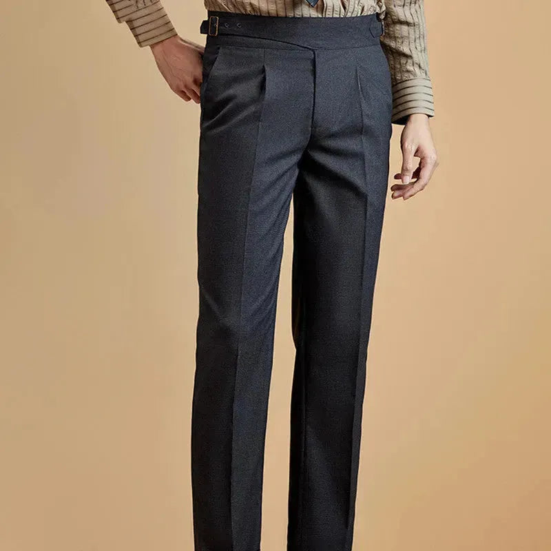 Men's Professional Business Office High-waisted Chinos Trousers for work