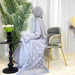 Muslim Fashion Women's Traditional Dress Lace Robe - EX-STOCK Canada