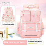 Children's Spine Protection Good-looking Multi-compartment Burden Reduction Schoolbag EX-STOCK