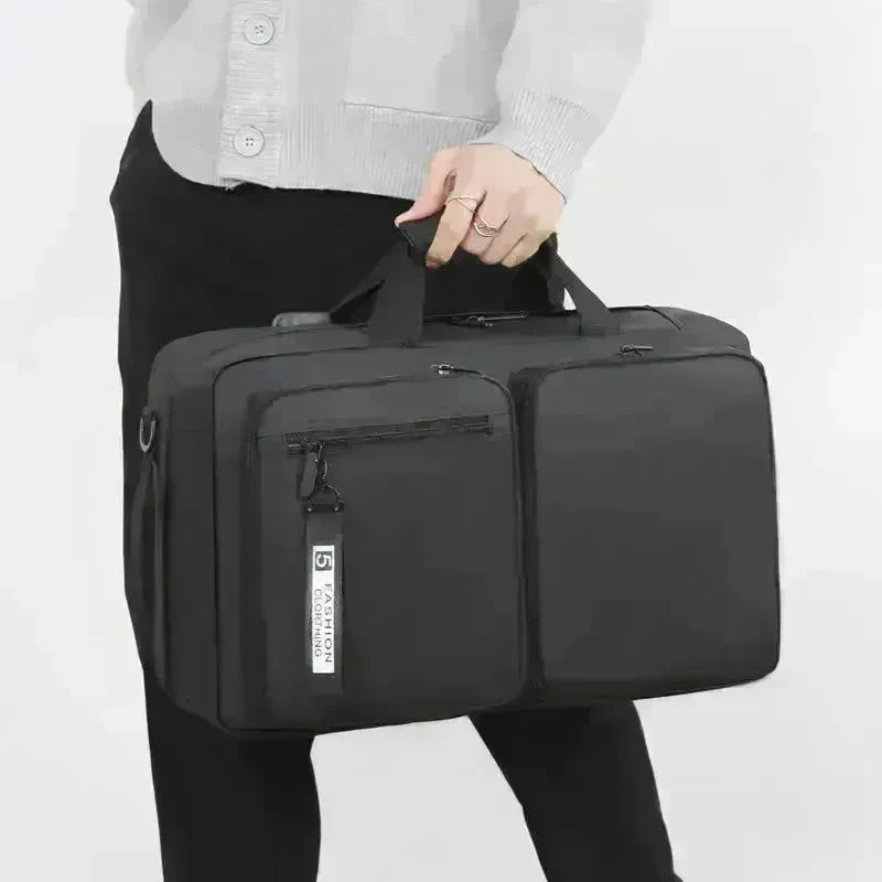 Multifunctional Backpack Large Capacity Business Laptop Bag Leisure Travel Commuter Schoolbag Portable Shoulder Bag - EX-STOCK CANADA
