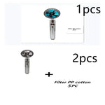 Propeller Driven Shower Head With Stop Button And Cotton Filter Turbocharged High Pressure Handheld Shower Nozzle - EX-STOCK CANADA