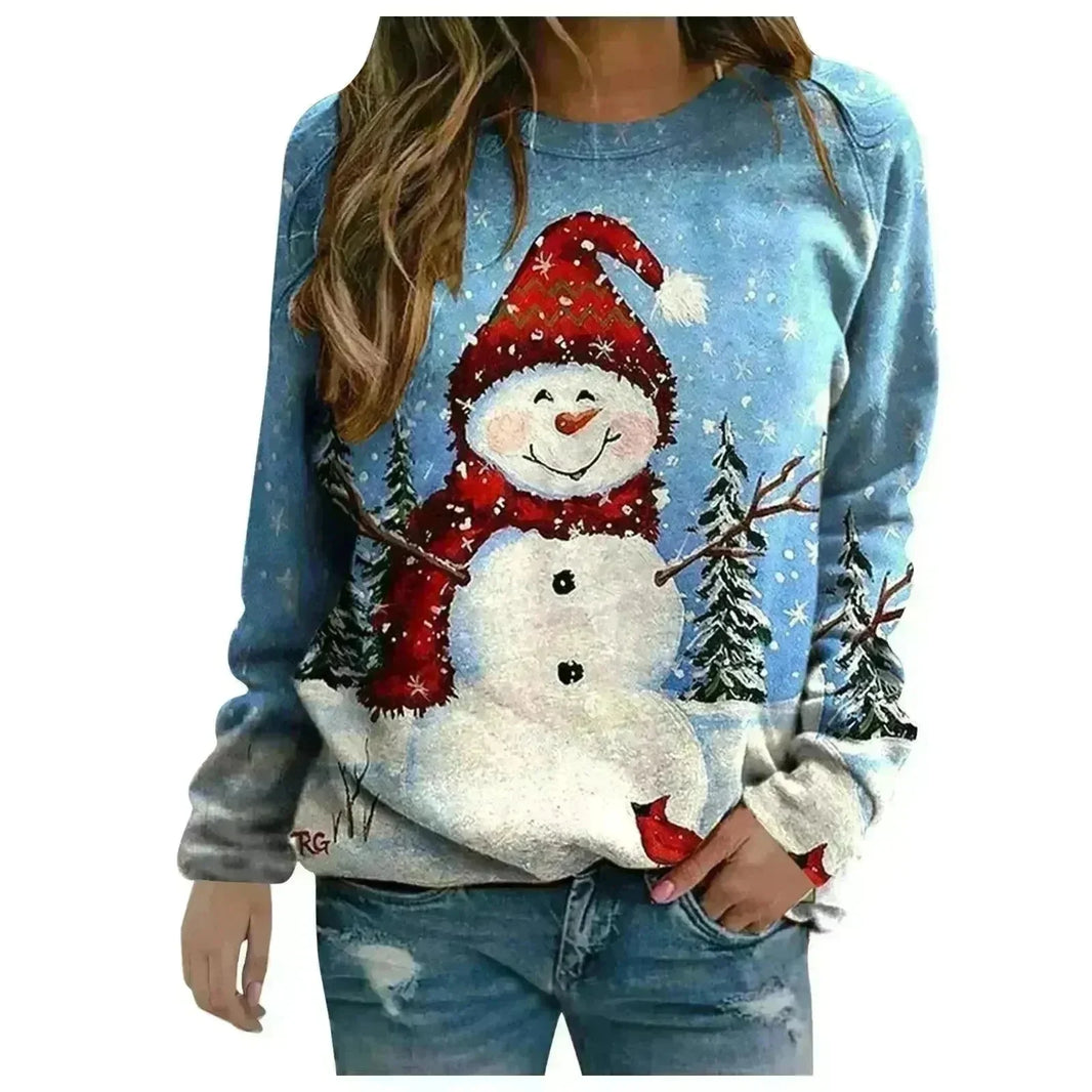 Women Autumn And Winter Funny Christmas Sweatshirt - EX-STOCK CANADA