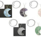 Natural Crystal Moon Pendant for Men and Women - EX-STOCK CANADA