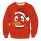 Autumn Winter Fashion Ugly Christmas Sweater Santa Elf Funny Pullover Womens Mens Print Sweaters Tops Clothing - EX-STOCK CANADA
