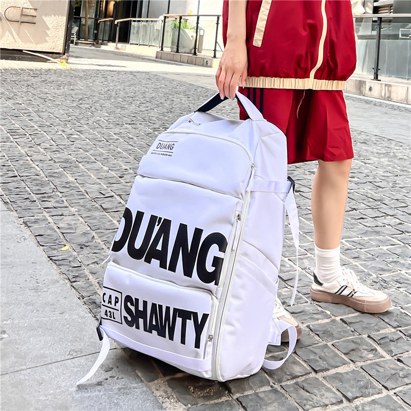 Travel Bag Men's Large Capacity Travel Backpack Men's Backpack Hand-held Luggage Bag Multi-functional Schoolbag EX-STOCK
