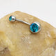 Puncture Hypoallergenic Titanium Steel Navel Buckle Belly Nail - EX-STOCK CANADA