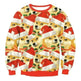 Autumn Winter Fashion Ugly Christmas Sweater Santa Elf Funny Pullover Womens Mens Print Sweaters Tops Clothing - EX-STOCK CANADA