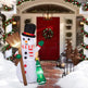 6.2FT Lighted Christmas Inflatable Decoration, Inflatable Snowman Holding Groom, Funny Blow Up Yard Decorations With Built-in LED Lights For Holiday Party Front Yard Lawn Garden Decor EX-STOCK Canada 
