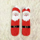 Child Christmas Socks Winter No-shedding Cute Elk Elk Santa Claus Snowman Sleeping Floor Coral Fleece Socks - EX-STOCK CANADA