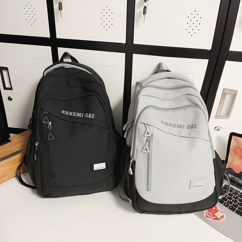 All-matching Casual Simplicity Large Capacity Student Backpack EX-STOCK