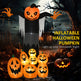 9ft Halloween Inflatables Outdoor Decorations, Pumpkin Ghost With Pumpkin Patch, Outdoor Giant Blow Up Yard Decor With Build-in LED For Garden, Lawn, Party, Holiday EX-STOCK