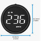 Universal GPS Gauge Head Up Display System Auto Speedometer Digital Over Speed Gauge for Cars Trucks Motorcycles HUD G1 - EX-STOCK CANADA