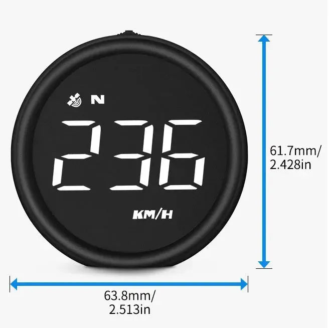 Universal GPS Gauge Head Up Display System Auto Speedometer Digital Over Speed Gauge for Cars Trucks Motorcycles HUD G1 - EX-STOCK CANADA