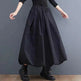 Fashion Personality New Solid Pocket Prairie Midi maxi Skirt Women - EX-STOCK CANADA