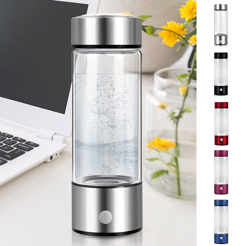 Hydrogen Water Bottles Electric Hydrogen Rich Water Generator Bottle New Technology Rechargeable Portable Antioxidant 