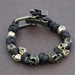 Easter Halloween Parachute Cord Hand-woven Gothic Retro Bracelet - EX-STOCK Canada