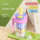 Kids Cartoon Tritan Straw Water Bottle 620ml – 2-in-1 Dual Drinking Lucky Cup | 4 Designs