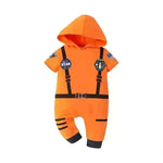 Space Suit Summer  Long-sleeved Jumpsuit Holiday Pullover Clothes Baby boy Astronaut costume