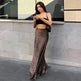 Leopard Long Skirt Fashion Mermaid Skirt Womens Clothing - EX-STOCK CANADA