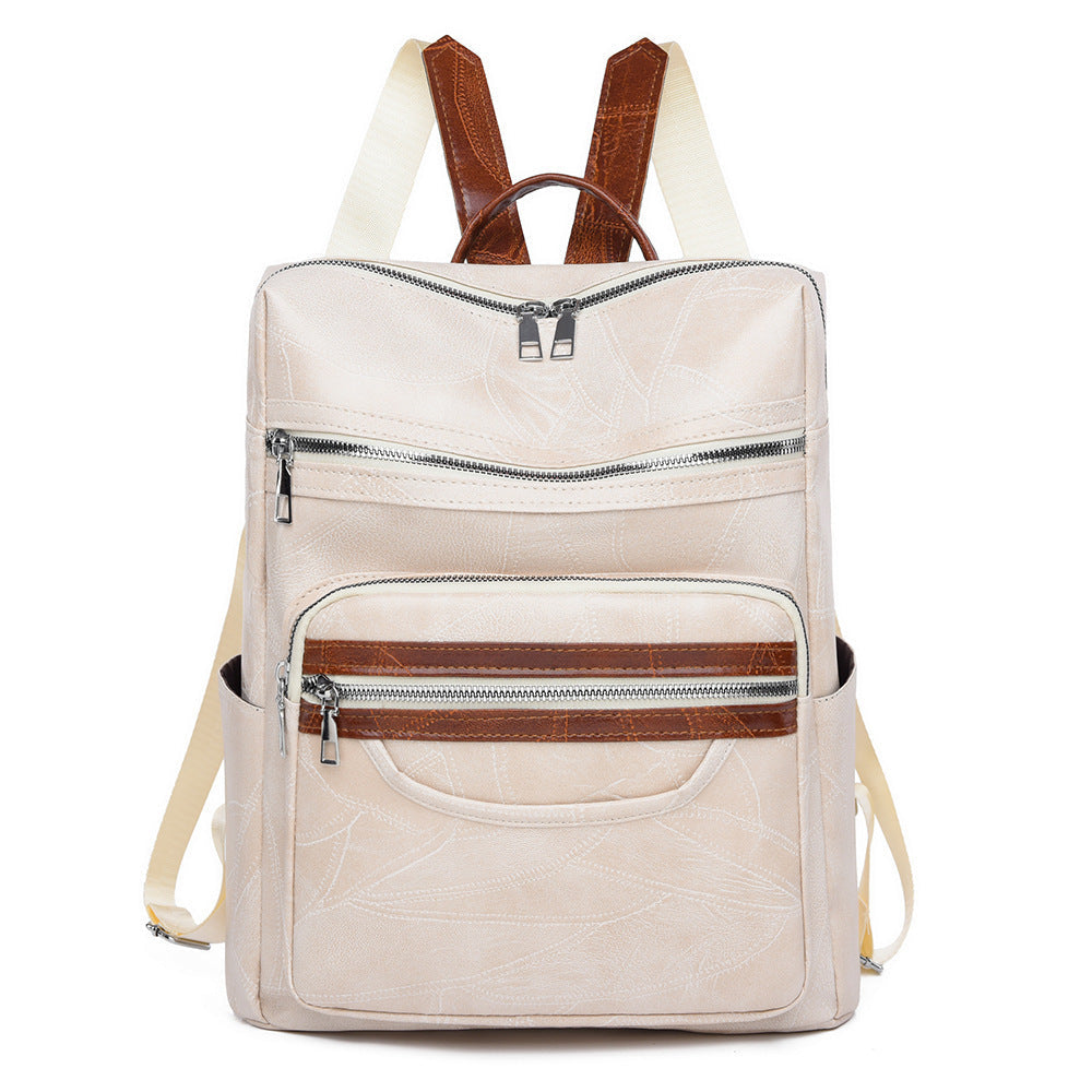 Women's Backpack PU Soft Leather Large Capacity EX-STOCK