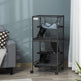 Large Metal 4 Tiers Small Animal Cage With Hammock, Removable Tray, Extra Space For Ferrets Chinchillas, Gray EX-STOCK