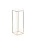 10PCS 31.5inch High Wedding Flower Stand, With Acrylic Laminate,Metal Vase Column Geometric Centerpiece Stands, Gold Rectangular Floral Display Rack For Events Reception, Party Decoration EX-STOCK