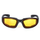 Cycling Sunglasses Chopper Outdoor Sports Glasses For Men Wrap Around UV400 Protection For Fishing Night Driving Glasses Wind Resistant Yellow Lens EX-STOCK