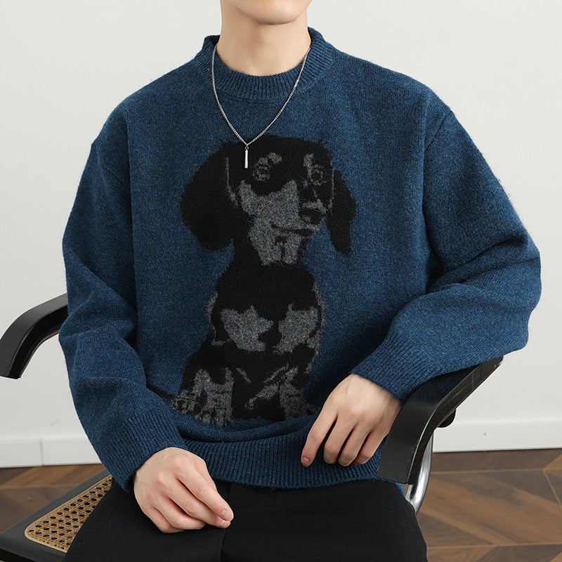 Cartoon Sweater Men's Winter Thicken Thermal | EX-STOCK product gallery photo 1