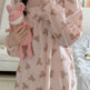 Long Sleeved Pullover Plaid Pajamas For Women - EX-STOCK Canada