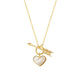 Romantic Heart Necklace Copper Zircon Pendant Necklace for women - EX-STOCK CANADA